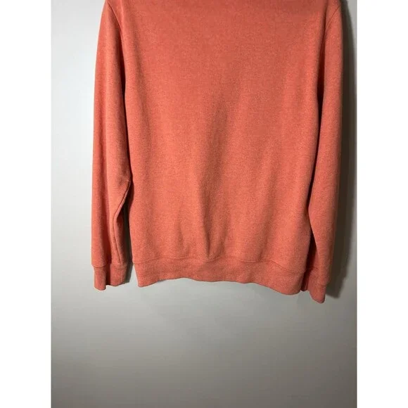 NORTH FACE Men's Medium Orange Hoodie Sweatshirt Outdoors Nature - Picture 8 of 9